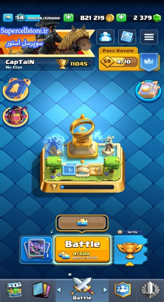 خرید و فروش اکانت کلش رویال