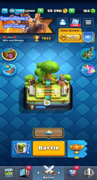 خرید و فروش اکانت کلش رویال