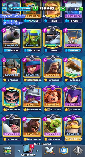 خرید و فروش اکانت کلش رویال