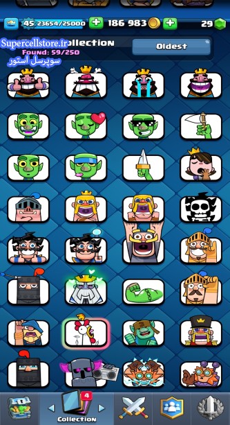 خرید و فروش اکانت کلش رویال