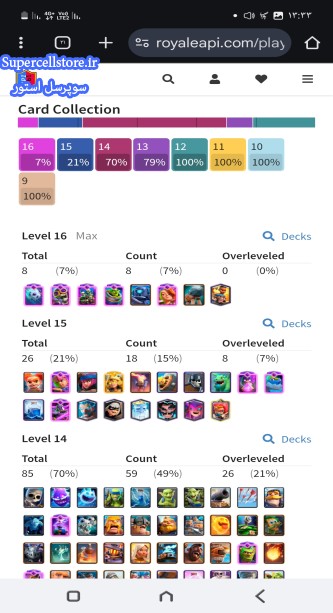 خرید و فروش اکانت کلش رویال