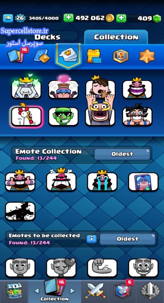 خرید و فروش اکانت کلش رویال