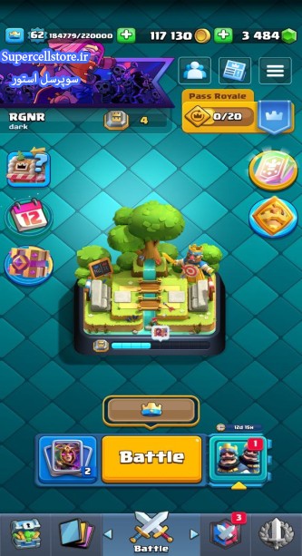 خرید و فروش اکانت کلش رویال