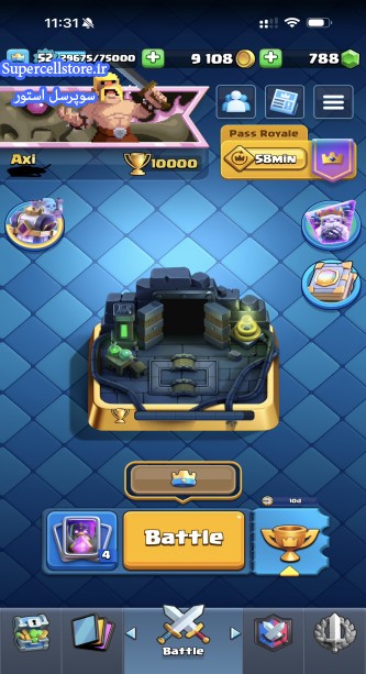 خرید و فروش اکانت کلش رویال