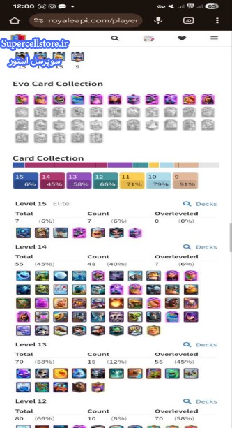 خرید و فروش اکانت کلش رویال