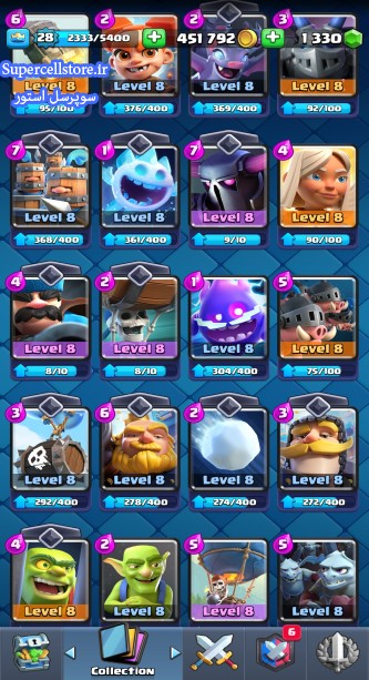 خرید و فروش اکانت کلش رویال